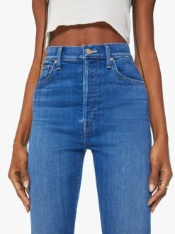 High Waisted Hiker Hover - Across The Finnish Line -Mother Denim 10094 686 CFL 7337