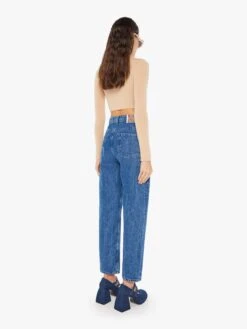SNACKS! High Waisted Double Stack Ankle - Snap, Crackle, Pop -Mother Denim 10237 1321 SCP VW C FullBodyBack 4700