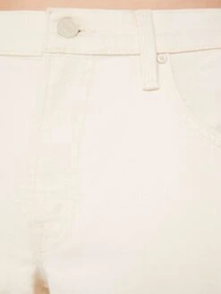 The Down Low Spinner Heel - Natural Acts -Mother Denim 10258 544 NAC VW F Detail 4339