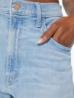 High Waisted Spinner Zip Heel - Norway Dude 13 High Waisted Spinner Zip Heel - Norway Dude -Mother Denim 10348 1220 NWD 6563