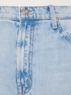High Waisted Spinner Zip Sneak Chew - We Bounced -Mother Denim 10558 1085 WBC VW F Detail 4420