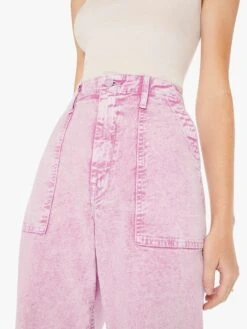 High Waisted Patch Pocket Spinner Heel - Smokey Grape 12 High Waisted Patch Pocket Spinner Heel - Smokey Grape -Mother Denim 10668 413 MGR VW E Swatch 4304