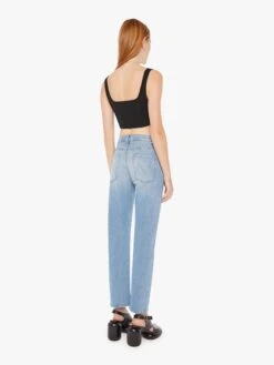 The Ditcher Zip Flood - Love On The Beat -Mother Denim 10688 1423 LBT VW C FullBodyBack 3856