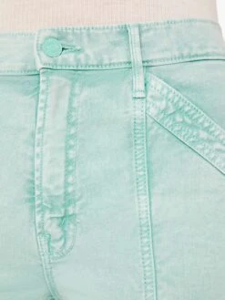 The Swiss Army Desperado Heel - Neptune Green -Mother Denim 10707 413 NPG VW F Detail 4299