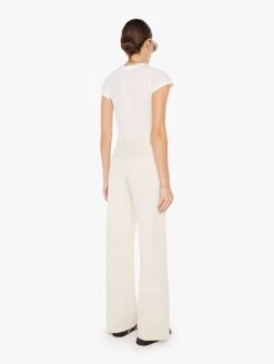 The Sk8r Prep Sneak - Ecru 11 The Sk8r Prep Sneak - Ecru -Mother Denim 10728 747 ECR VW C FullBodyBack 4067