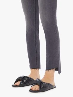 The Mid Rise Dazzler Ankle Step Fray - Lighting Up Lanterns -Mother Denim 10816 180 LUL VW E Swatch 11311