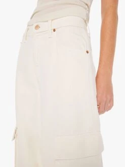 SNACKS! The Side Dish Cargo Skimp - Natural -Mother Denim 10986 1359 NAT VW E Swatch 4667