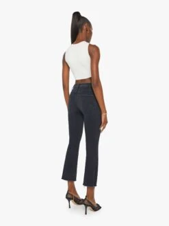 The Hustler Ankle Fray - Encounters At Night -Mother Denim 1117 965 ENT VW C FullBodyBack 10213