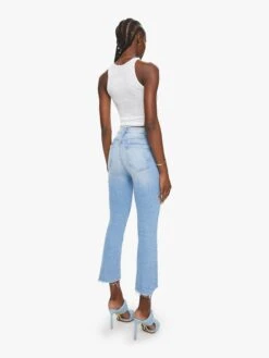 The Insider Crop Step Fray - Limited Edition -Mother Denim 1157 1008 LIT VW C FullBodyBack 1705