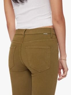 The Insider Crop Step Fray - Fir Green -Mother Denim 1157 753 FRG 0524