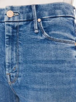 High Waisted Looker Ankle - On The Road -Mother Denim 1401 1008 OTR VW F Detail 3702