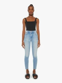 High Waisted Looker Ankle Fray - Au Revoir