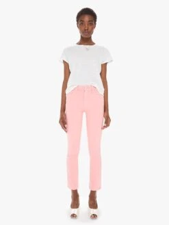 The Mid Rise Dazzler Ankle - Quartz Pink