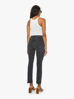 The Pixie Dazzler Ankle Fray - Night Shadow -Mother Denim 1726 496 NIS VW C FullBodyBack 7280