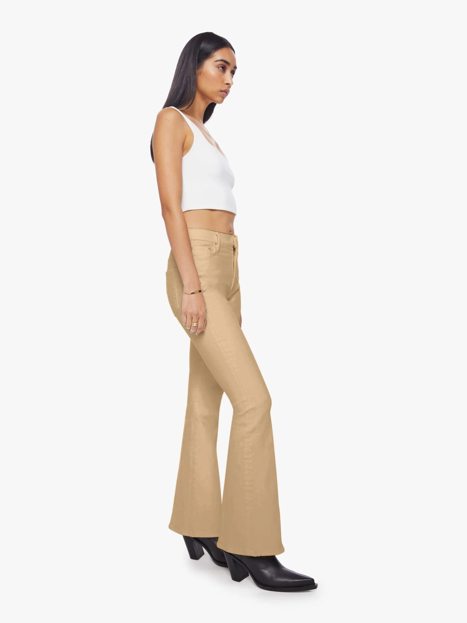 High Waisted Weekender Skimp - Sand 3 High Waisted Weekender Skimp - Sand