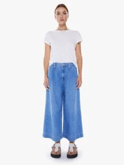 High Waisted Pouty Prep Ankle - Salt And Lime