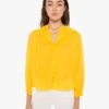 The Love Dearly Top - Yellow Chrome -Mother Denim 2434 1256 YCH VW A WaistUpFront 3287