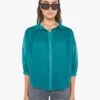 The Breeze Top - Teal Green -Mother Denim 2492 1256 TGE VW A WaistUpFront 3598