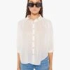 The Breeze Top - Bright White -Mother Denim 2492 1256 WBW VW A WaistUpFront 3231