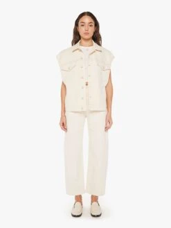 The Drifter Poncho - Act Natural -Mother Denim 3044 544 ACT VW D FullBodyFront 3132