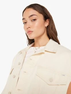 The Drifter Poncho - Act Natural -Mother Denim 3044 544 ACT VW E Detail 3128