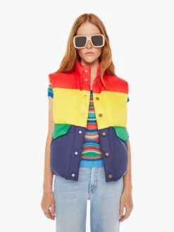 The Pillow Talk Tri Color Vest - Building Blocks