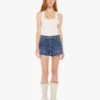 The Dodger Short Short Fray - Did You Bring Me Anything? -Mother Denim 4283 1396 DYT VW A FullBodyFront 3557