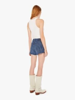 The Dodger Short Short Fray - Did You Bring Me Anything? -Mother Denim 4283 1396 DYT VW C FullBodyBack 3559