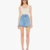 SNACKS! High Waisted Savory Short Short - All You Can Eat -Mother Denim 4592 1321 AYE VW A FullBodyFront 4452