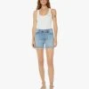 The Skipper Short And Long Fray - Leap At The Chance -Mother Denim 4722A 1085 LAP VW A FullBodyFront 8130