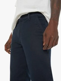 The Big Shot Prep - Saturday School Dark Navy -Mother Denim 5016 747 DKN VW E Swatch 7173