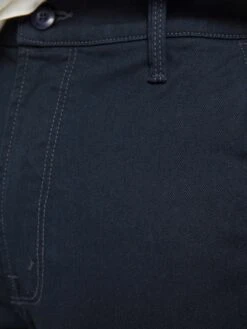 The Big Shot Prep - Saturday School Dark Navy -Mother Denim 5016 747 DKN VW F Detail 7095