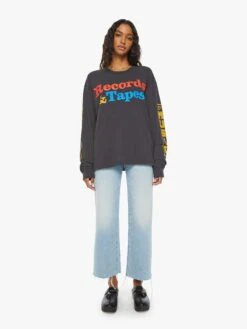The Long Sleeve Lowdown - Records And Tapes -Mother Denim 6114 944 RCT VW D FullBodyFront 7099