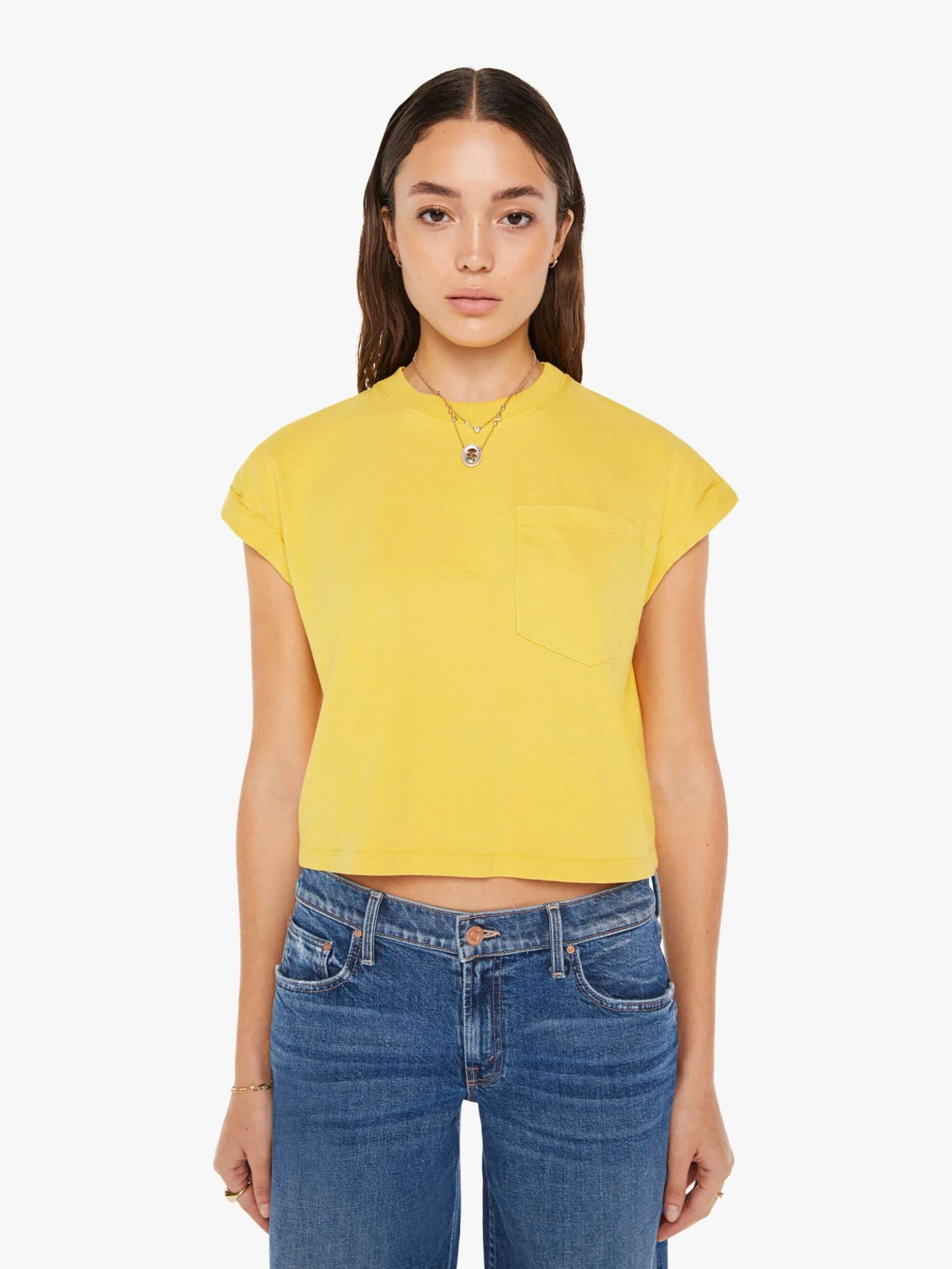 The Keep On Rolling Pocket Tee - Super Lemon 3 The Keep On Rolling Pocket Tee - Super Lemon