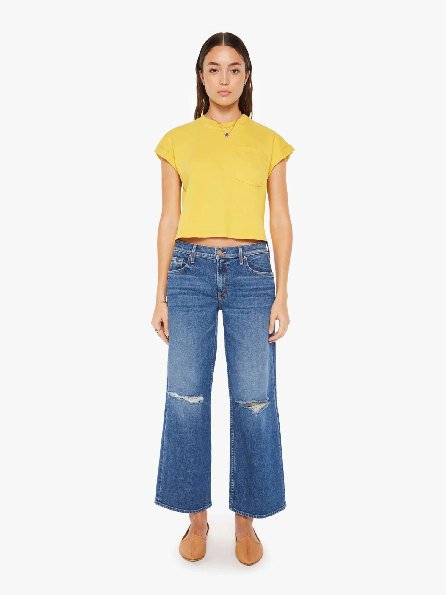 The Keep On Rolling Pocket Tee - Super Lemon 7 The Keep On Rolling Pocket Tee - Super Lemon - Image 5