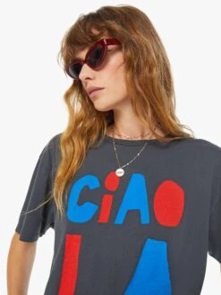 Clare V. X MOTHER The Sleep Over - Ciao LA 13 Clare V. X MOTHER The Sleep Over - Ciao LA -Mother Denim 81341 315 IAO VW E Detail 7079