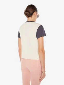 The Goodie Goodie Ringer - Savoir Faire 11 The Goodie Goodie Ringer - Savoir Faire -Mother Denim 81351 1079 SVF VW C WaistUpBack 4083