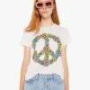 The Lil Goodie Goodie - Peace Flowers -Mother Denim 8341 315 PFL VW A WaistUpFront 3742