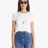 The Lil Goodie Goodie - Bright White -Mother Denim 8341 315 WBW 01425