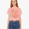 The Grab Bag Crop Tee - Love Cupid -Mother Denim 8911 1079 LCP VW A WaistUpFront 3654