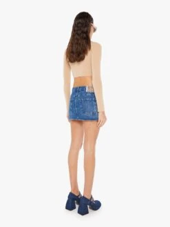 SNACKS! The Fun Dip Micro Cut Skirt - Snap, Crackle, Pop -Mother Denim 90071 1321 SCP VW C FullBodyBack 4670