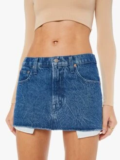 SNACKS! The Fun Dip Micro Cut Skirt - Snap, Crackle, Pop -Mother Denim 90071 1321 SCP VW E Swatch 10197