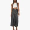 The Gather Your Wits Skirt - Wax On, Wax Off Black -Mother Denim 90361 1017 BLK 1999