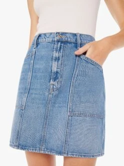 The Lineup Swooner Mini - Love Line -Mother Denim 90521 1085 LLI VW E Swatch 3330