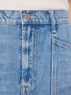 The Lineup Swooner Mini - Love Line -Mother Denim 90521 1085 LLI VW F Detail 3306