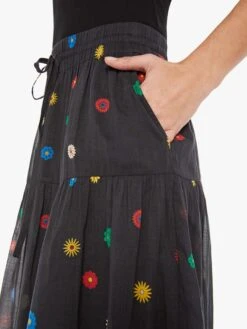 The Cake Walk Skirt - Fresh As A Daisy -Mother Denim 90591 1489 FDS VW E Swatch 3211