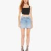 The Vagabond Mini Skirt - Love On The Beat -Mother Denim 9441 1423 LBT VW A FullBodyFront 3879 4abaaf6f c740 42f6 9146 0c9ce288b179