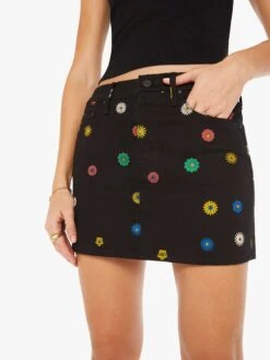 The Vagabond Mini Skirt - Fresh As A Daisy -Mother Denim 9441 1461 FDS VW E Swatch 3226