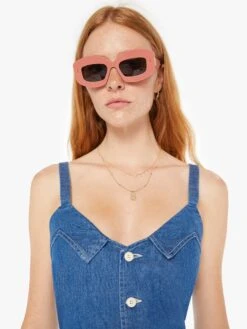 The Double Fold Dress - Cutting Edge -Mother Denim 9973 350 CEG VW E Swatch 3797