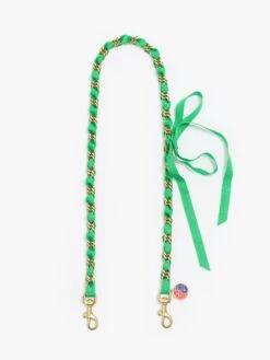 Clare V. X MOTHER The Link Up Shoulder Strap - Green And Gold